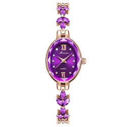 ( red)fashion diamond tree lady watch woman watch-face quartz watch-face Brace..