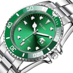 ( red)day watch man man watch-face steel belt style quartz watch-face wrist-wa..