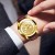 (Gold) watch-face man watch wrist-watches belt watch-face quartz watch-face