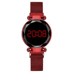 ( red)ED electronic watch-face lady watch woman watch-face
