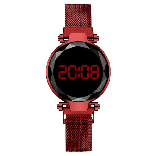 ( red)ED electronic watch-face lady watch woman watch-face