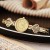 (Gold)lady watch  three  brief Bracelets  watch  watch-face  Metal woman watch-face