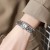 (  Silver)samll watch  square brief watch  lady watch  Metal three