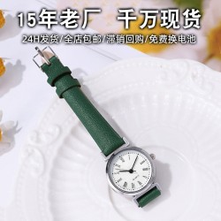 ( white)lady watch student fine fashion Slim watchband ornament samll dialwatc..