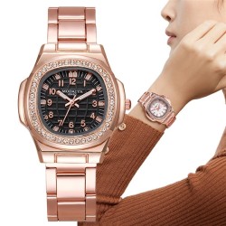 ( white)luxurious lady watch fashion woman style stainless steel woman watch-f..