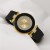 ( red)fashionDQ lady quartz watch black silica gel woman style student wrist-watches