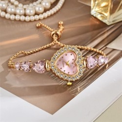 ( red)fine lovely heart-shaped quartz wrist-watches fashion leisure temperamen..