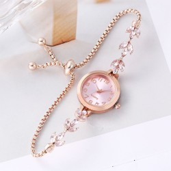 (Rose Gold)fashion temperament watch woman trend brief temperamentns three clo..