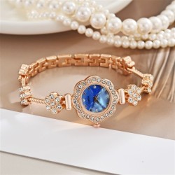 ( white)flower diamond watch Bracelets fashion watch-face watch temperament fl..
