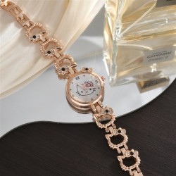 ( Rose Gold) brief Korean style fashion student samll cartoon watch woman styl..