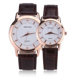 (  Man style) lovers watch-face quartz watch-face belt lady man watch woman st..
