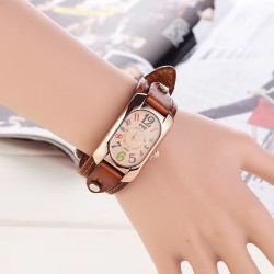 ( white) trend fashion man belt watch digit lady student quartz wrist-watches