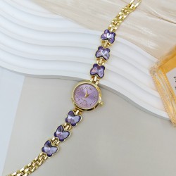 diamond butterfly lady watch samll fashion digit girl student quartz watch-fac..
