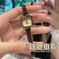 ( black) samll watch samll brief Korean style all-Purpose fine samll high retr..