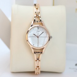 ( Gold belt)authentic Korean style fashion steel belt woman style watch  ladyn..