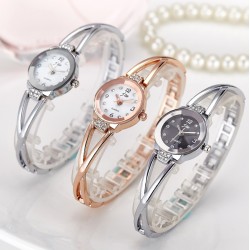 Korean style fashion watch woman style steel belt student bangle life Waterpro..