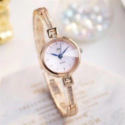 ( Rose Gold) fashion belt temperament lady watch woman style student watch-fac..