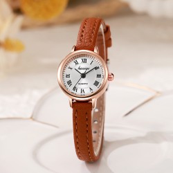 ( black)brief lady watch womanns student samll retro all-Purpose Rome digit be..