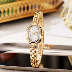 ( Gold belt) classic retro temperament lady watch woman watch-face watch stude..