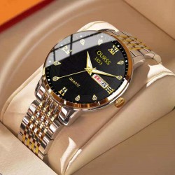 (  Man style Black face) watch movement watch-face man night-luminous Waterpro..