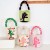 ( pink )Autumn and Winter cotton belt bag woman child day gift portable lovely bag