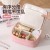 (  Pink)three cartoon bag bag high capacity bag