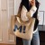 ( khakiMI)canvas bag woman high capacity super brief all-Purpose shoulder portable bag