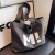 ( khakiMI)canvas bag woman high capacity super brief all-Purpose shoulder portable bag