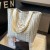 ( rice white)ins day bag woman canvas bag fashion Stripe Shoulder bag woman bag