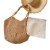 ( Beige)handmade weave bag bag woman summer wind bag hollow shoulder big bag