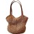( Beige) bag weave bag woman high capacity summer Shoulder bag