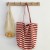 ( stripe)Stripe canvas bag windins leisure bag shoulder high capacity bag