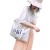(YF black ; **; Polyester )ins shoulder Word canvas bag wind bag day student canvas bag woman