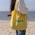( redkeach)Korean style Word print bag woman high capacity Nylon Shoulder bag leisure all-Purpose rope bag