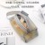 ( white)Mini bag samll nets yarn key zipper coin transparent