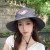 ( Pink)cartoonkitty cat big Outdoor Shade sunscreen woman big head Bucket hat