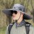 ( gray)summer men hats Outdoor sun hat  big sunscreen sun hat