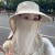 ( black)sunscreen draughty surface sun hat ultraviolet-proof Outdoor sun hat woman summer