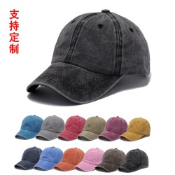 ( white) cotton hat embroiderylogo occidental style cap retro baseball cap