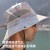 (XMZ black)occidental style sunscreen Bucket hat man summer Outdoor draughty ultraviolet-proof sun hat