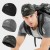 ( black)summer samll man leather Outdoor hat draughty sunscreen ultraviolet-proof Shade
