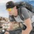 ( black)summer samll man leather Outdoor hat draughty sunscreen ultraviolet-proof Shade