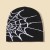 (  black and white) spider Jacquard knitting man woman Winter Outdoor warm woolenins wind