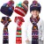 (    Suit )knitting christmas hat set beltD new day deer Jacquard woolen