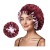 (  black+ Khaki) Double layer flower family hat Double surface big lady color