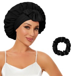 (  black) belt bow imitate silk width hat woman head color