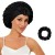 (  black) belt bow imitate silk width hat woman head color