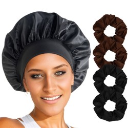 (+ blackPT)width high elasticity hat color big circle