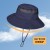 ( Beige)man Bucket hat  Outdoor big sun hat  travel Outdoor sunscreen sun hat