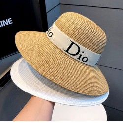 ( khaki) wind big straw hat woman summer Shade sunscreen hat samll sun hat